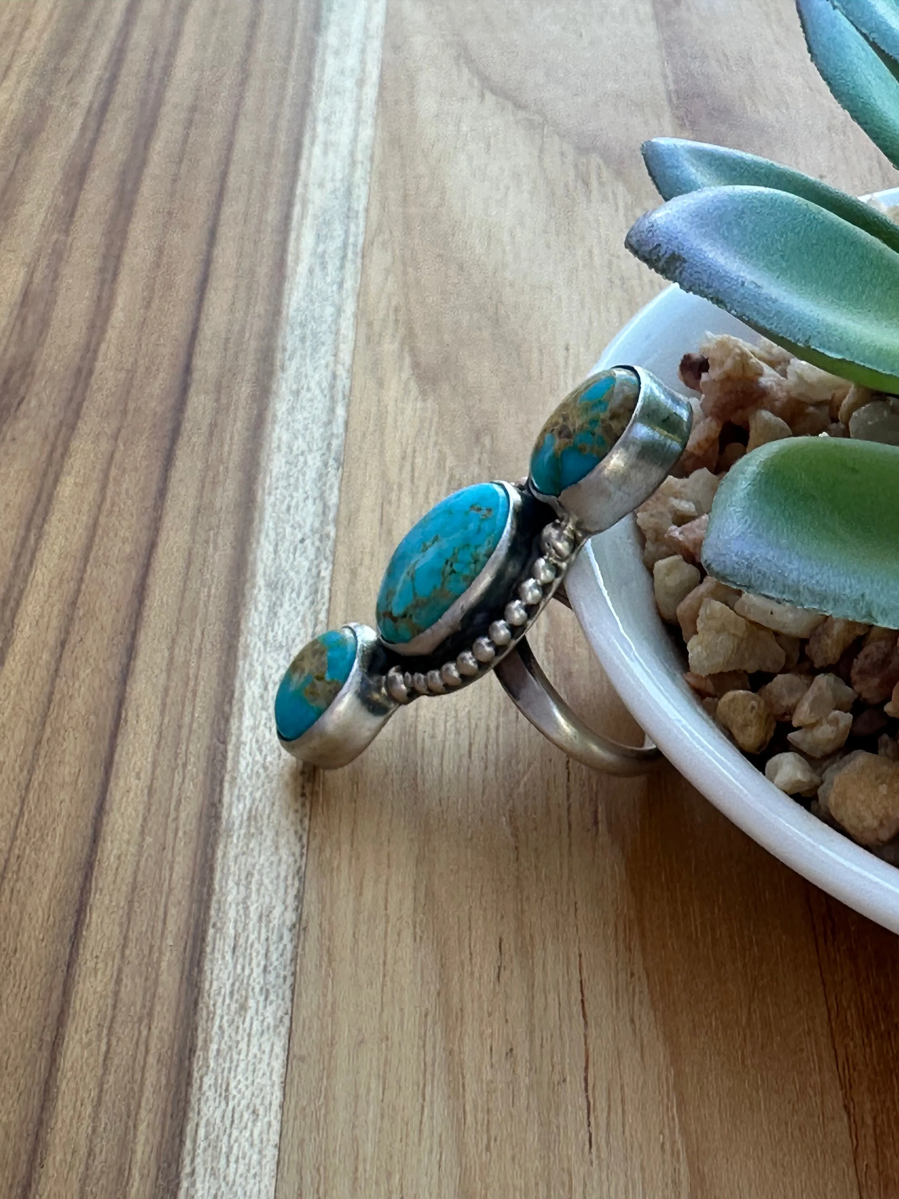 Kingman 3 Stone Ring