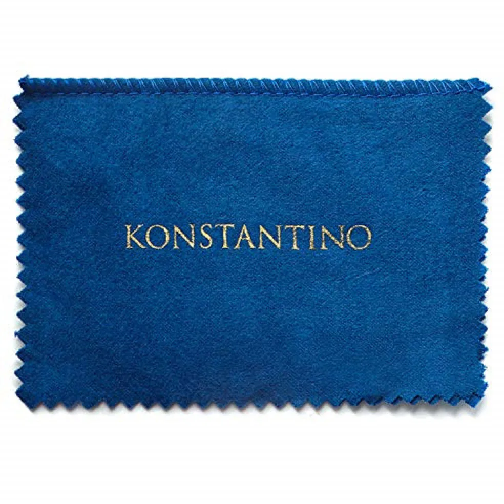 Konstantino Men's Sterling Silver & 18K gold Cross Necklace