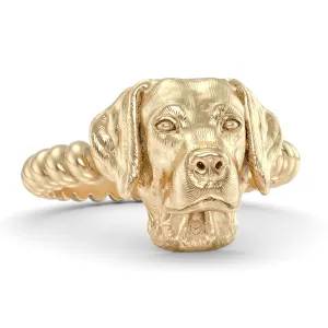 Labrador Retriever Twisted Wire Rope Ring