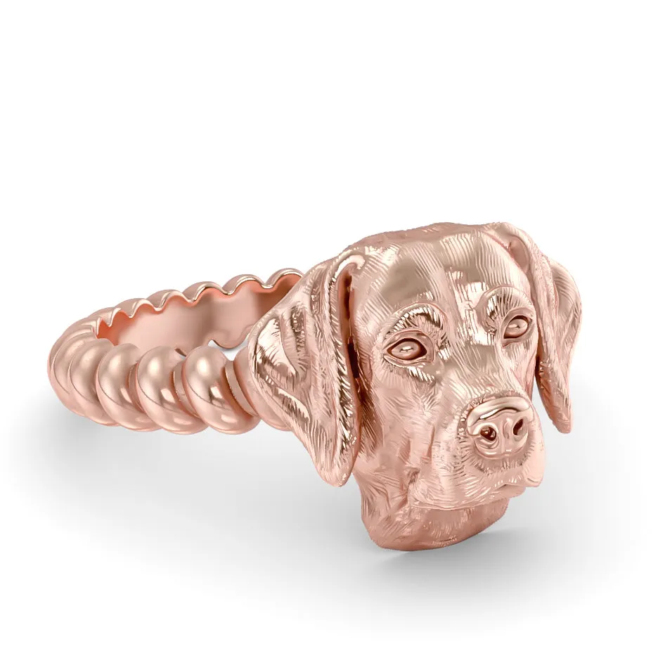Labrador Retriever Twisted Wire Rope Ring