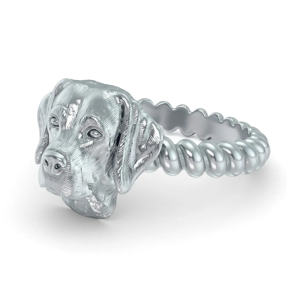 Labrador Retriever Twisted Wire Rope Ring