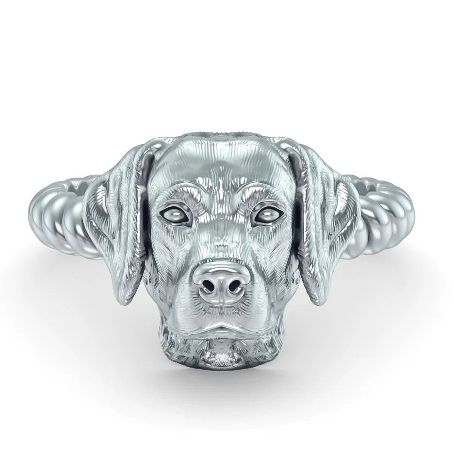 Labrador Retriever Twisted Wire Rope Ring