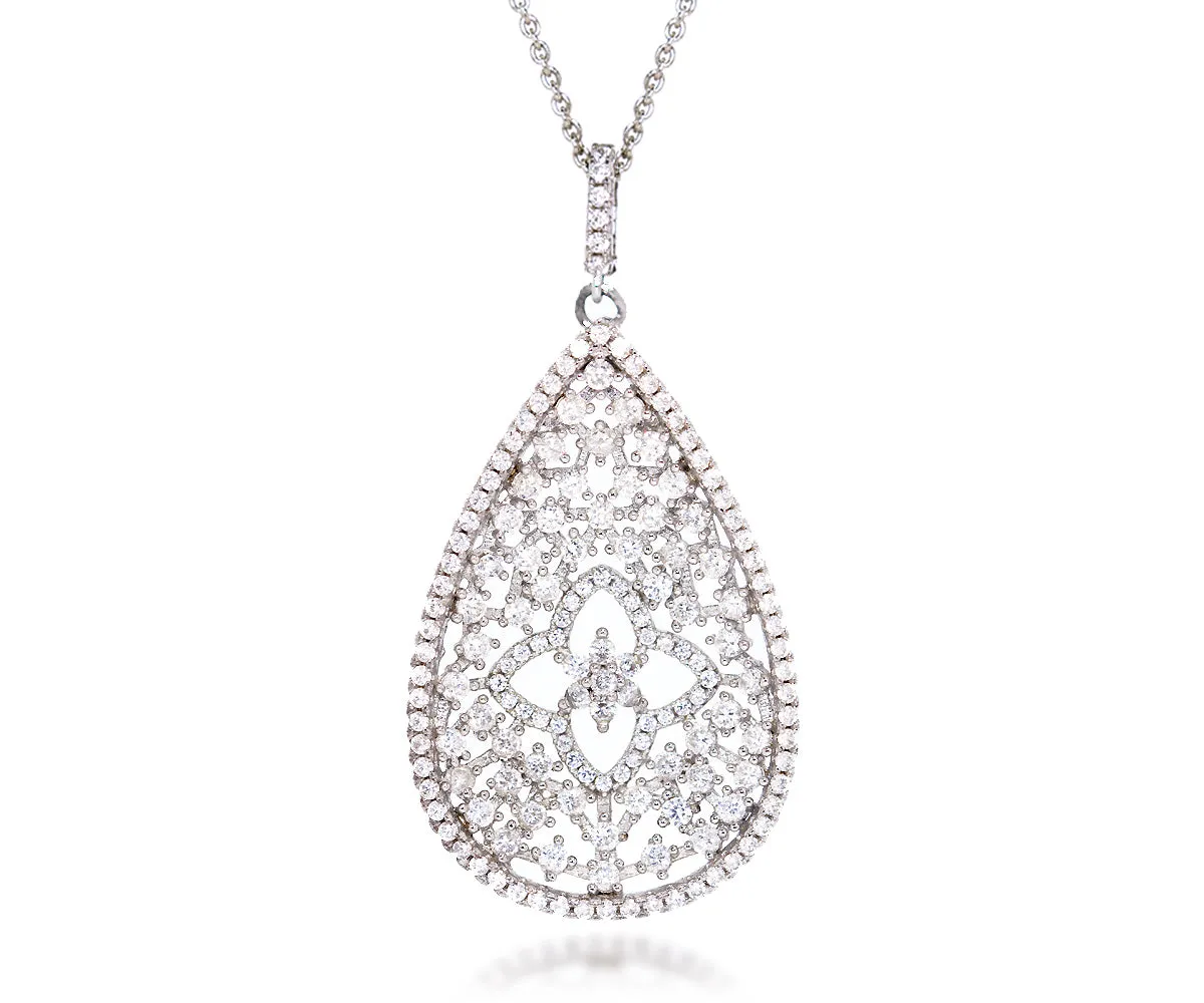 Lacey's Vintage Teardrop Necklace
