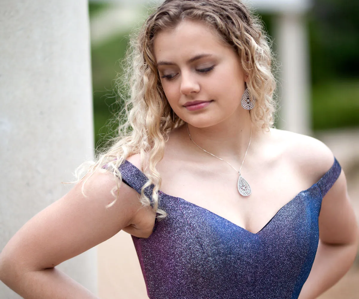 Lacey's Vintage Teardrop Necklace