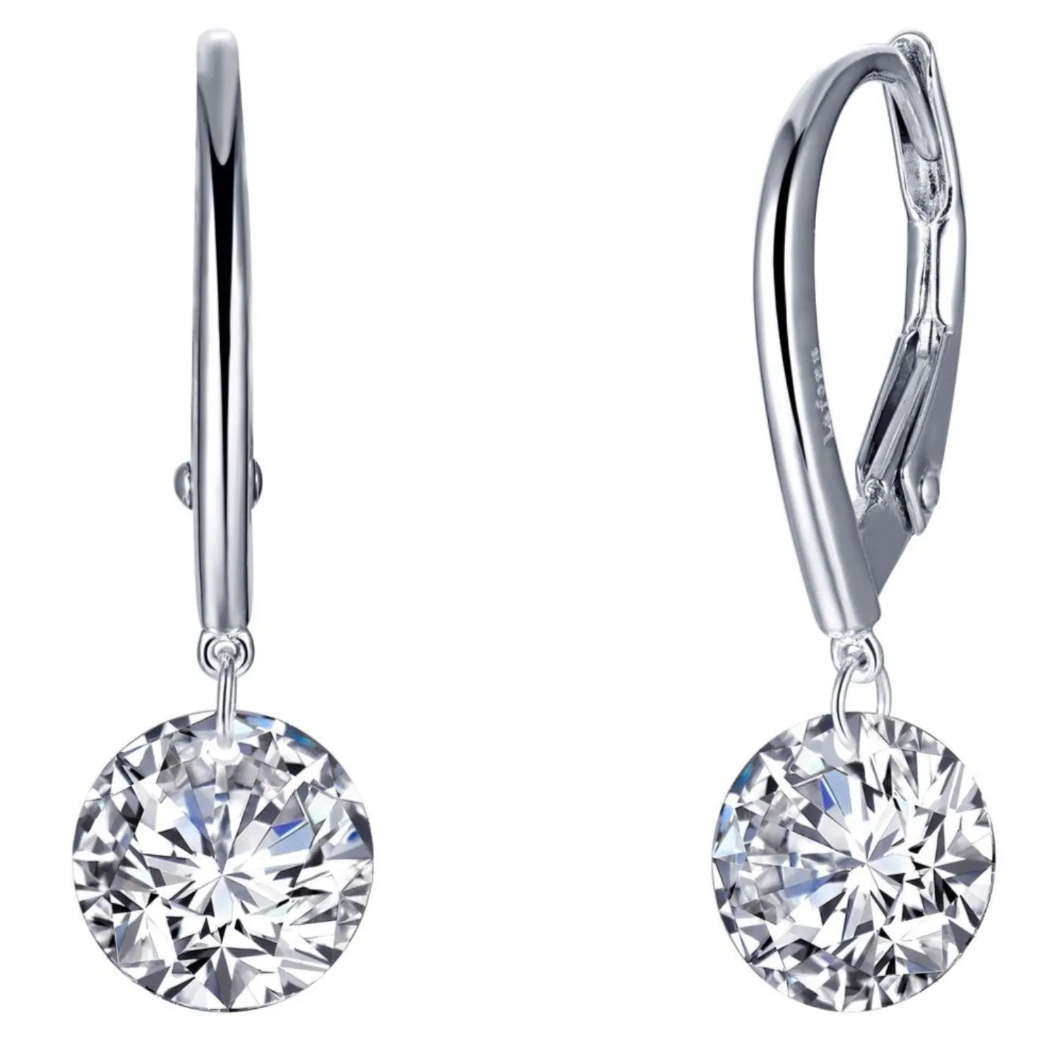 Lafonn Simulated Diamond Round Cut Drop Earrings