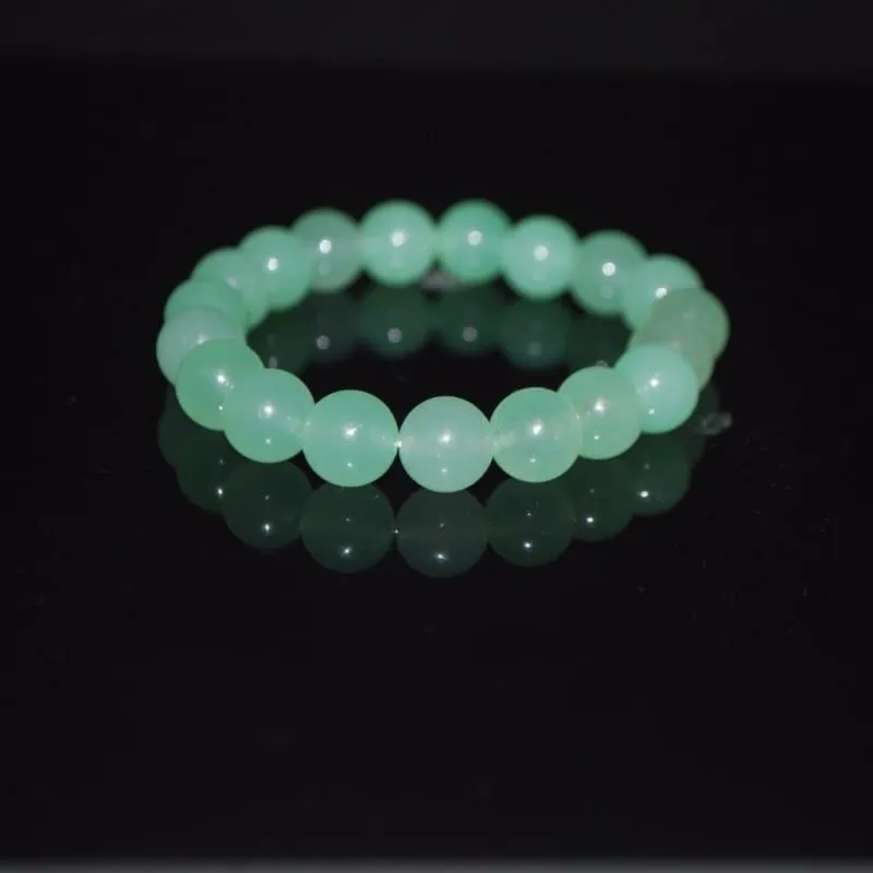Light Green Carnelian Gemstone Bracelets