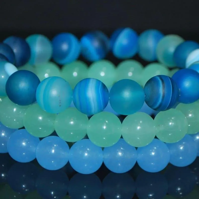 Light Green Carnelian Gemstone Bracelets