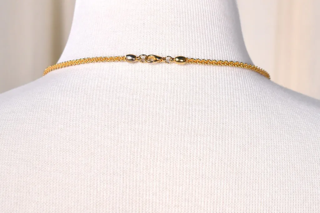 Long Gold Rope Necklace