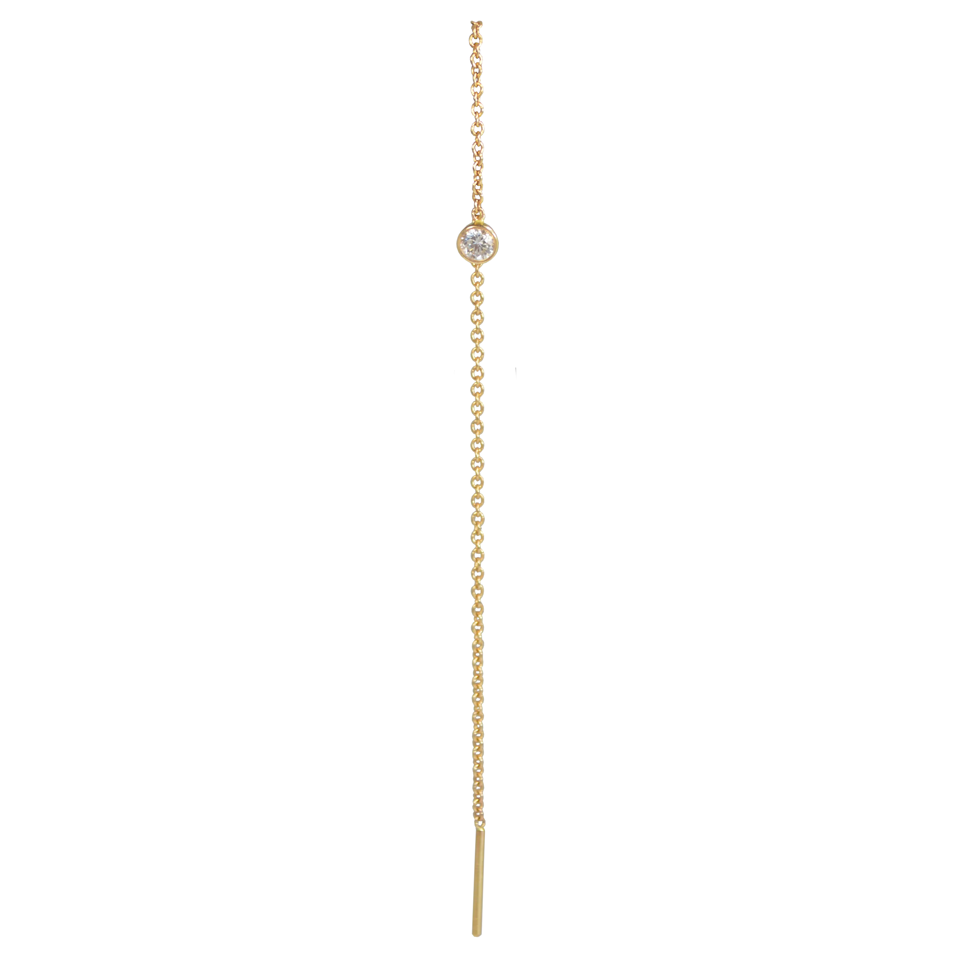 Lucia Diamond Lariat Earrings