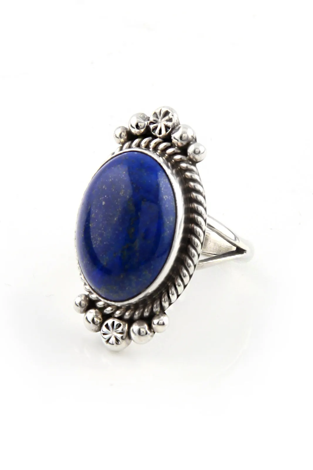 M. Spencer Navajo Lapis Lazuli Ring (Size 7)