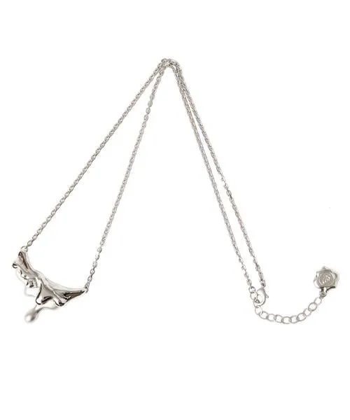 Melty Melt Necklace (Silver)【Japan Jewelry】