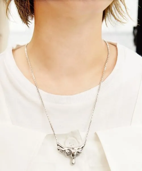 Melty Melt Necklace (Silver)【Japan Jewelry】