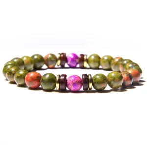 Men Bracelet Natural Stone Beads Bracelet Mens Lava Stone Diffuser Bracelet for Women Wood Bead Accessories Jewelry Homme