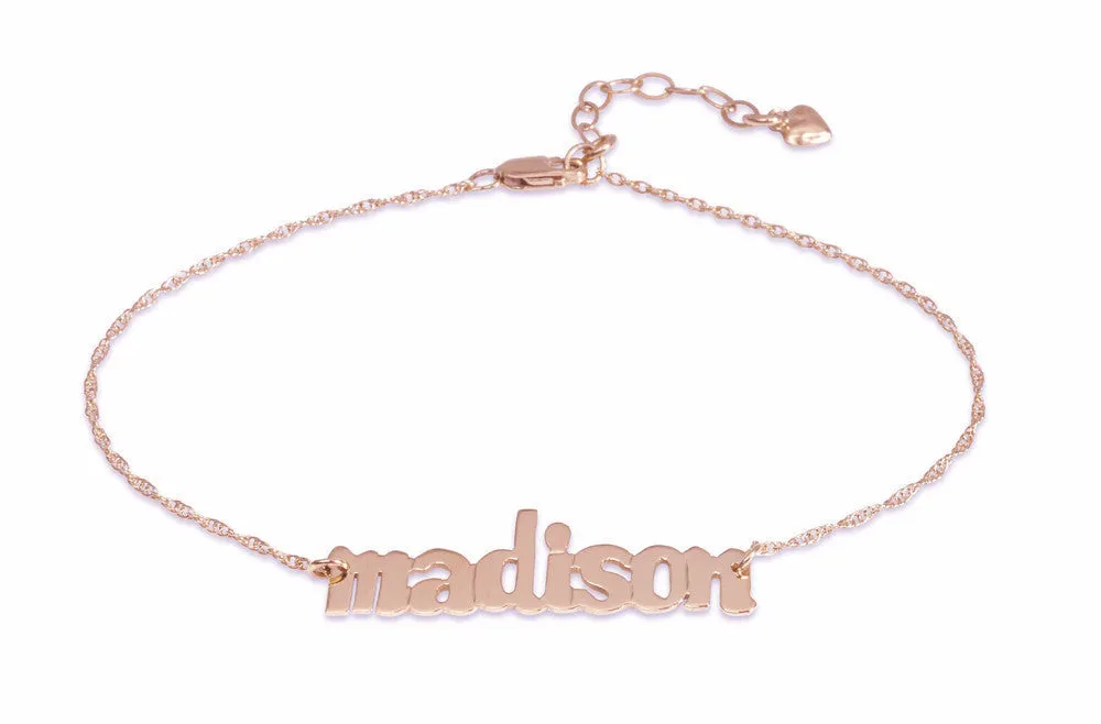 Metal Nameplate Bracelet (WS)