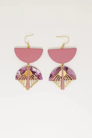MIDDLE CHILD Swan Song Earrings - Grape