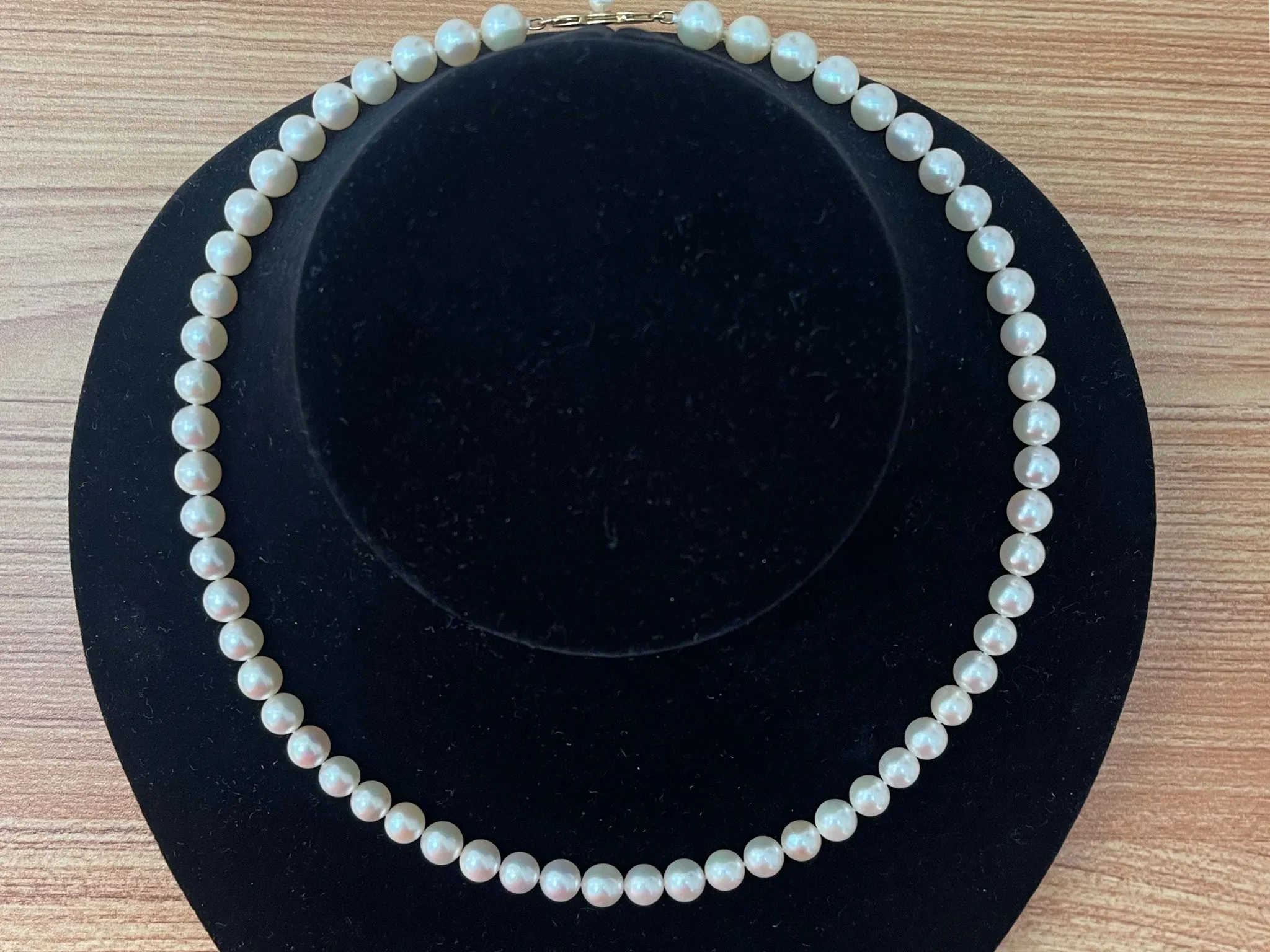 Mikimoto Akoya Cultured Pearl Strand Necklace 18K