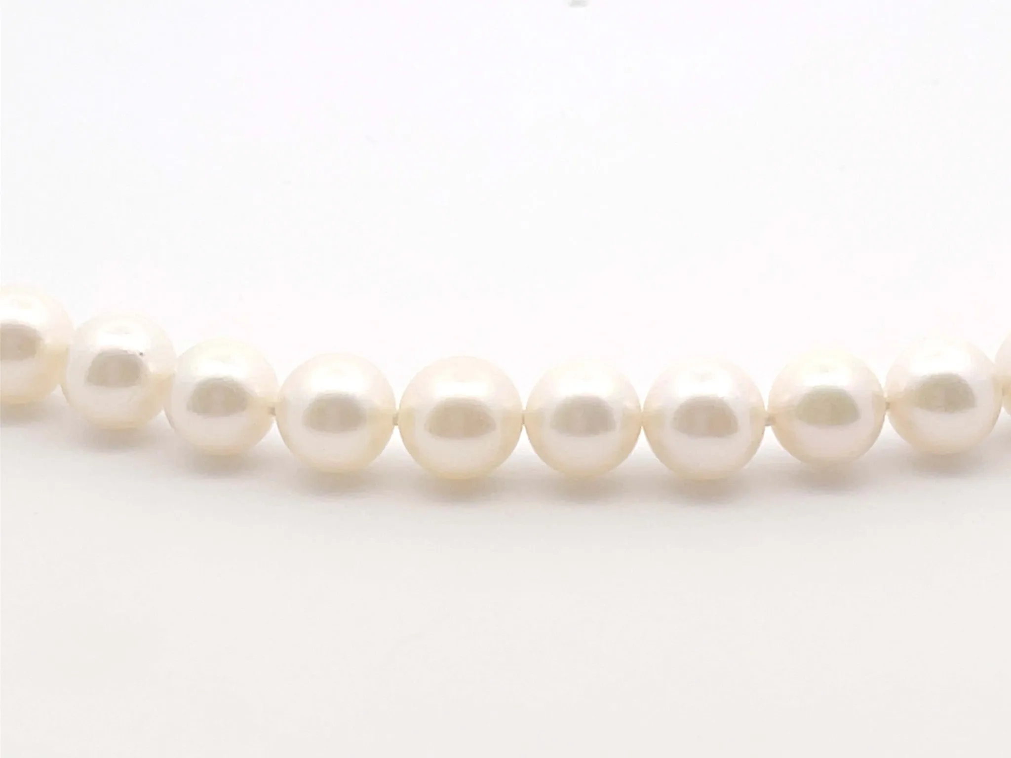 Mikimoto Akoya Cultured Pearl Strand Necklace 18K