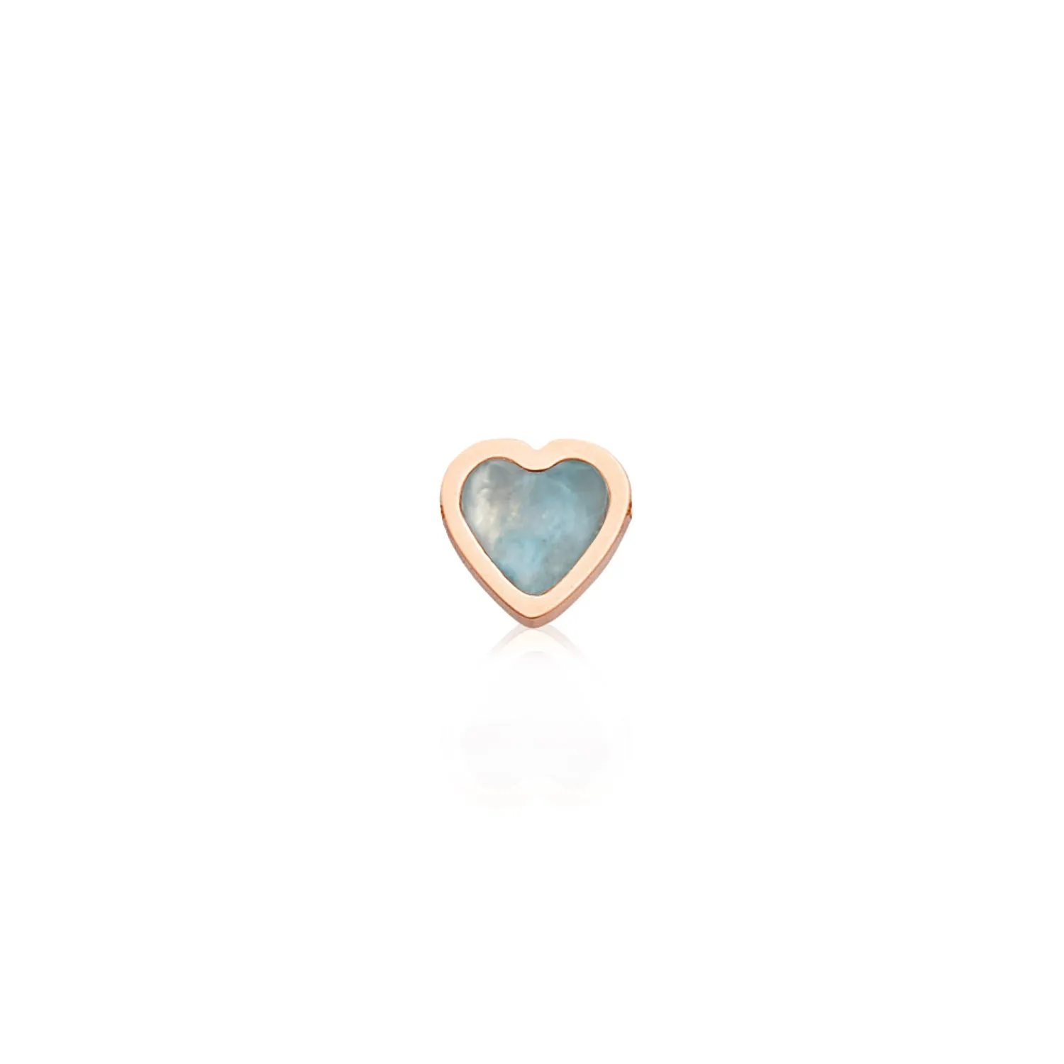 Mini Heart Birthstone Bracelet (Rose Gold)