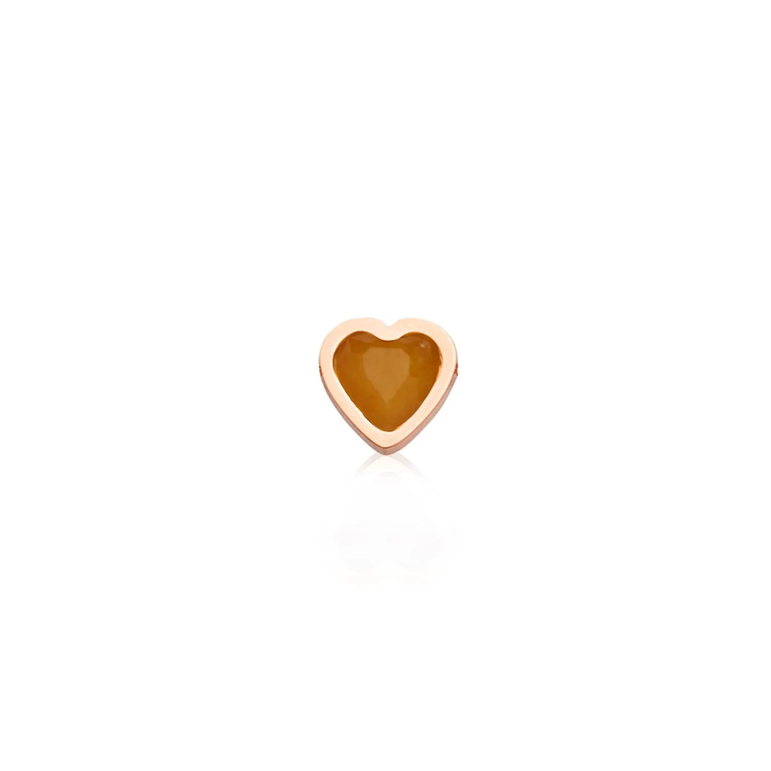 Mini Heart Birthstone Bracelet (Rose Gold)