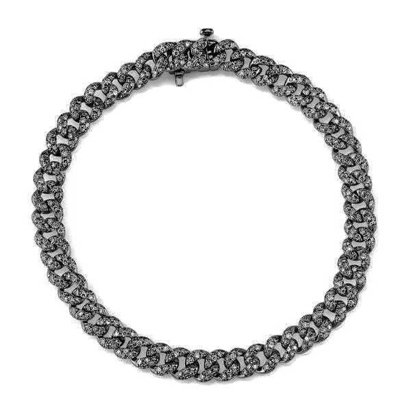 Mini Pave Diamond Link Bracelet