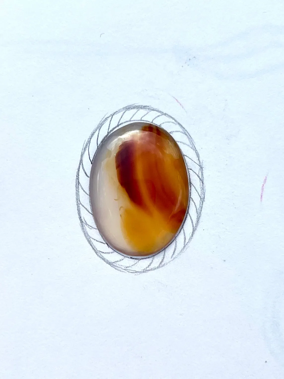 Montana Agate Rope Ring - E
