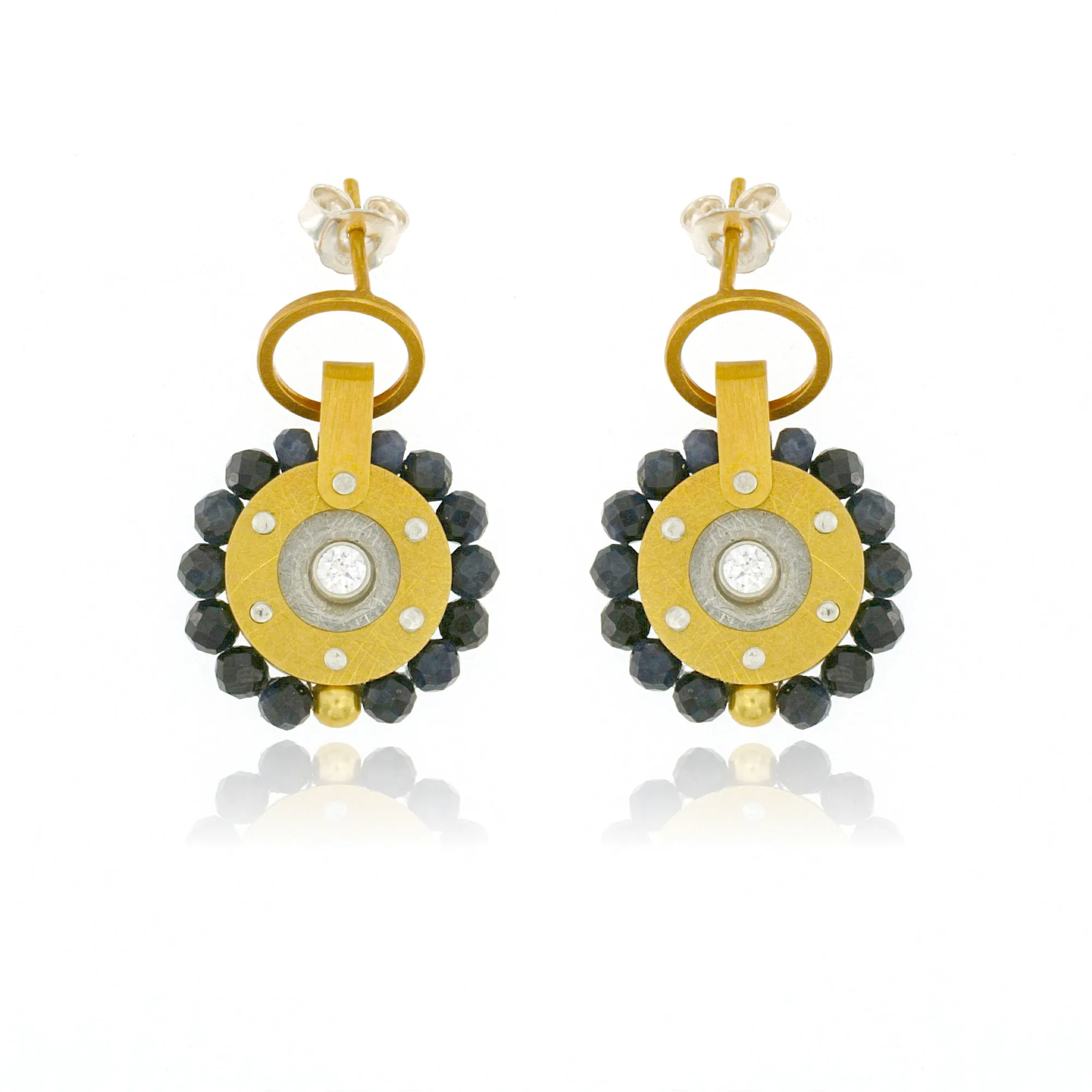 Mysterium Collection Vermeil Sapphire Earrings
