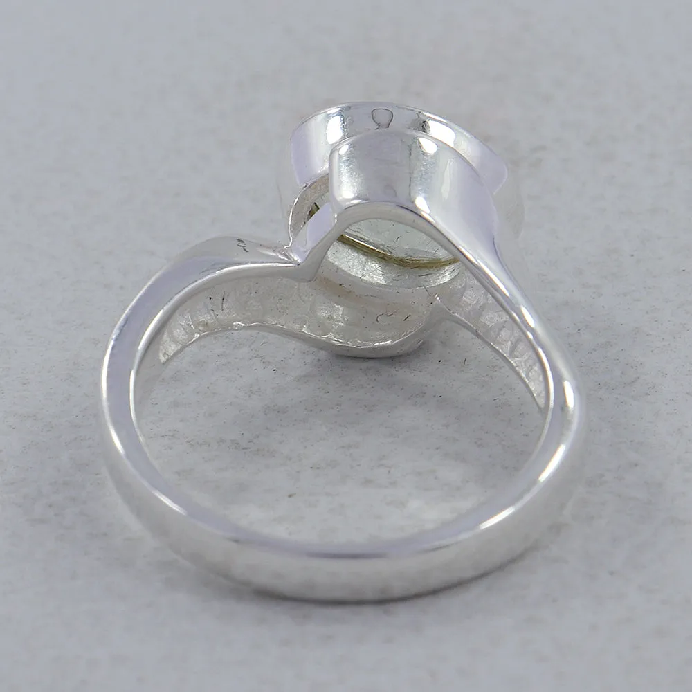 Natural Garnet Silver Rings