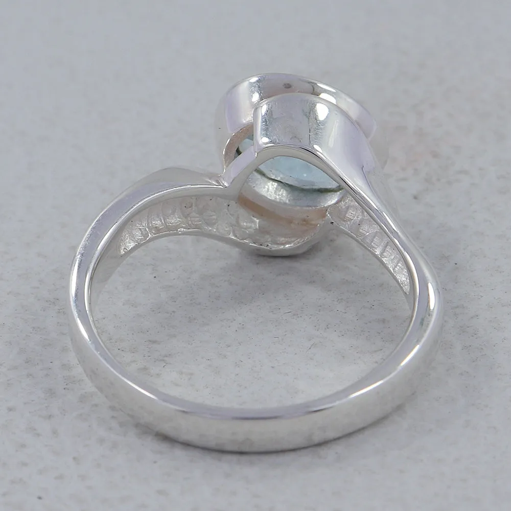 Natural Garnet Silver Rings