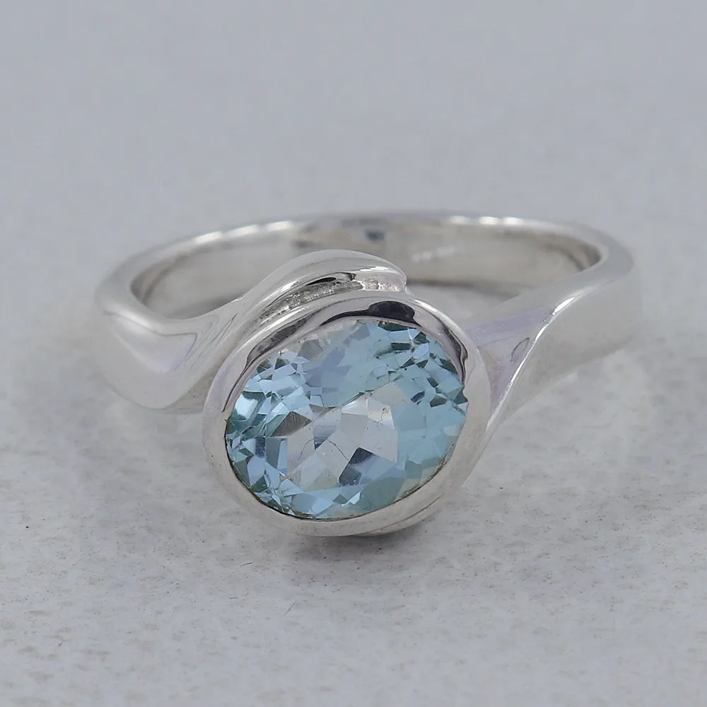 Natural Garnet Silver Rings