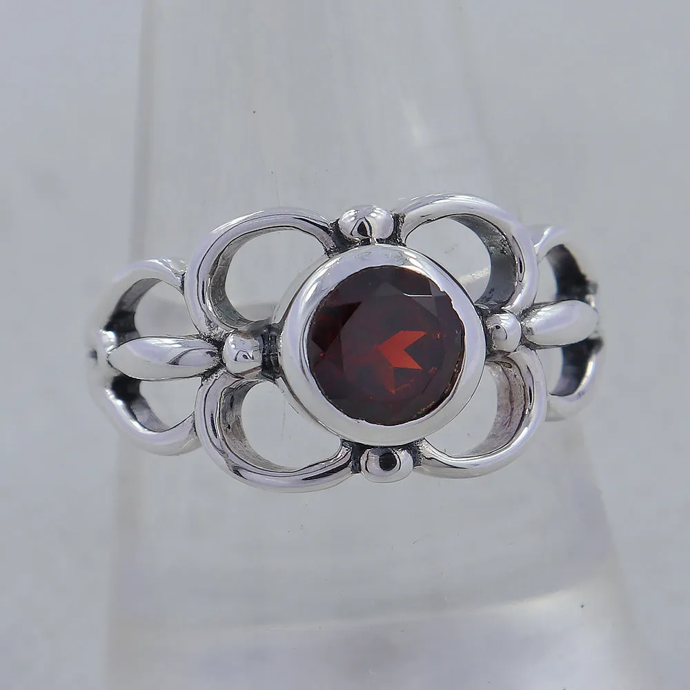 Natural Rainbow Moonstone Silver Rings