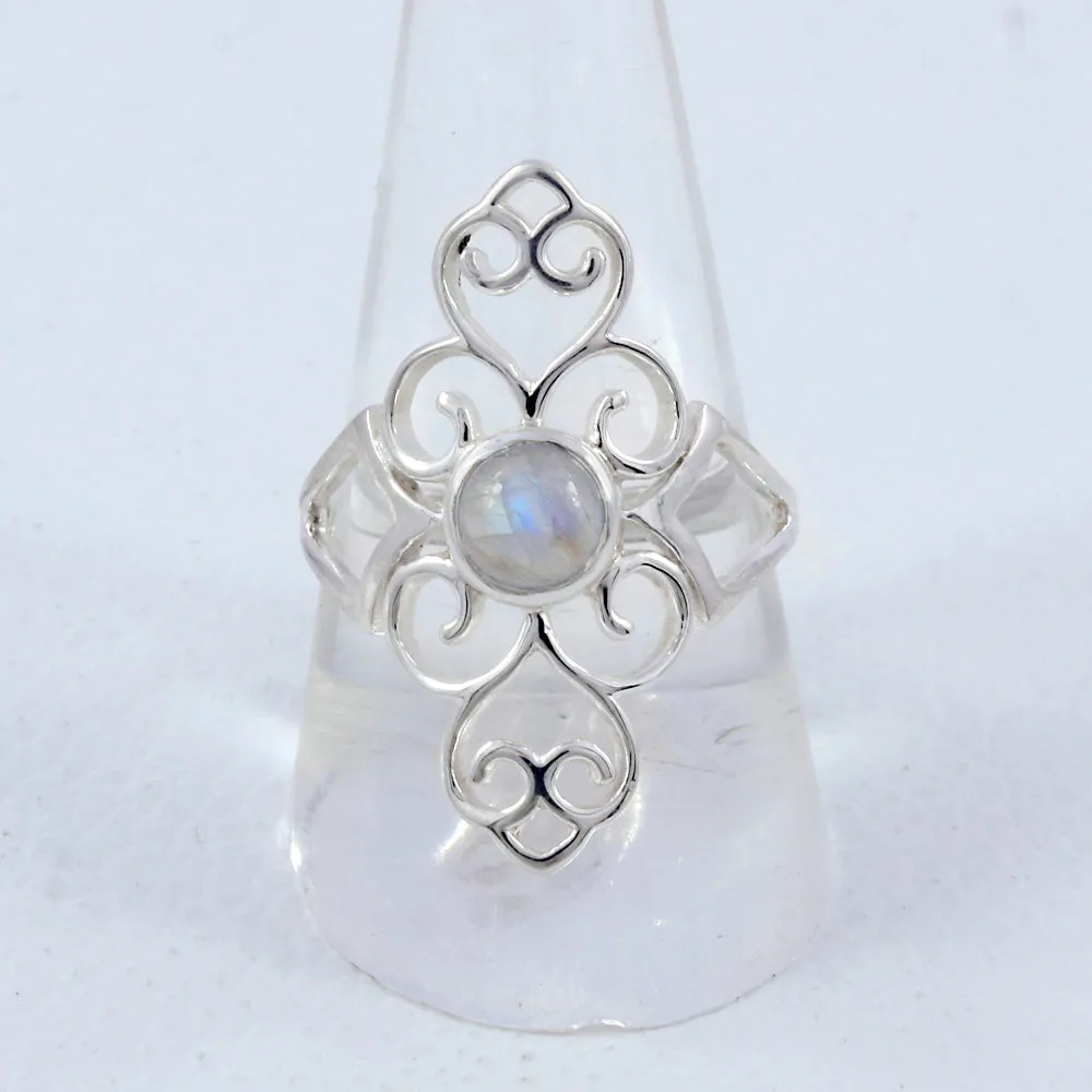 Natural Tanzanite Silver Rings