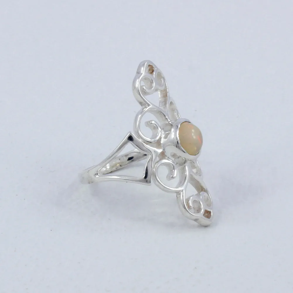 Natural Tanzanite Silver Rings