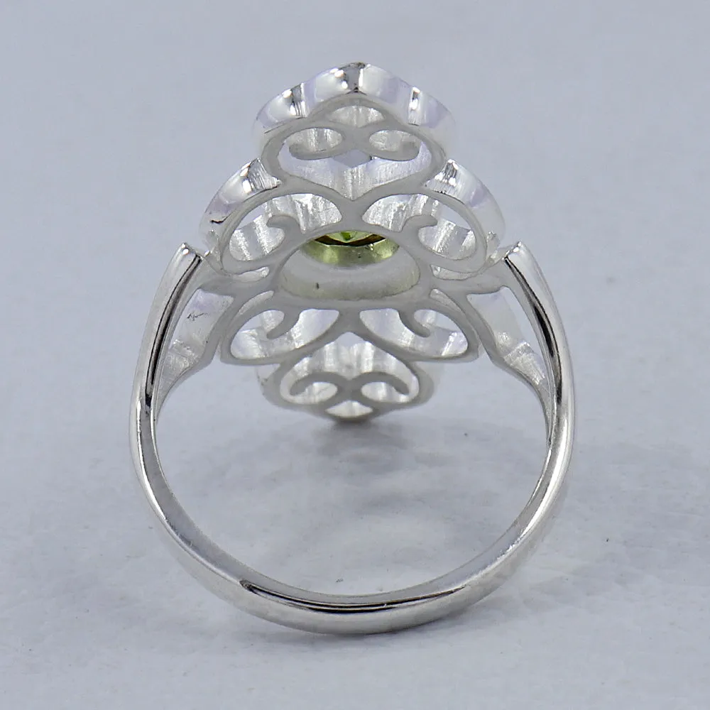 Natural Tanzanite Silver Rings