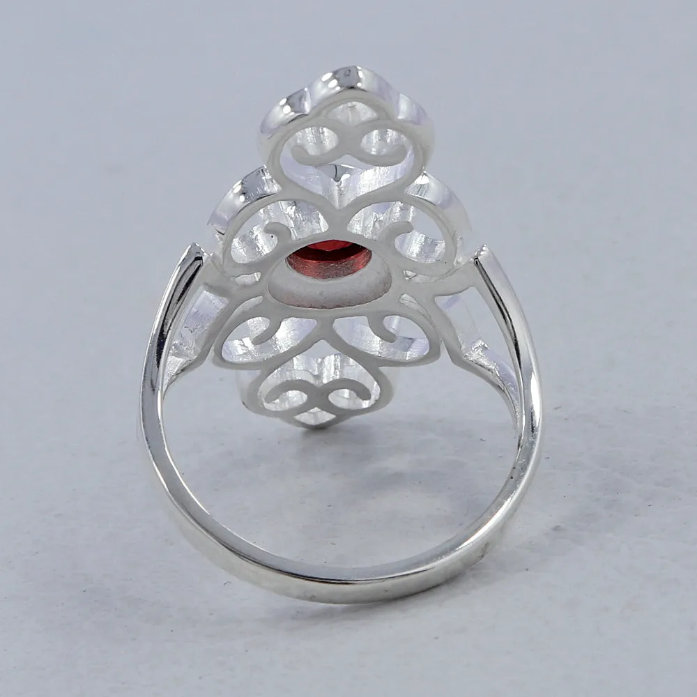 Natural Tanzanite Silver Rings