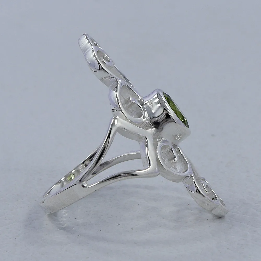 Natural Tanzanite Silver Rings