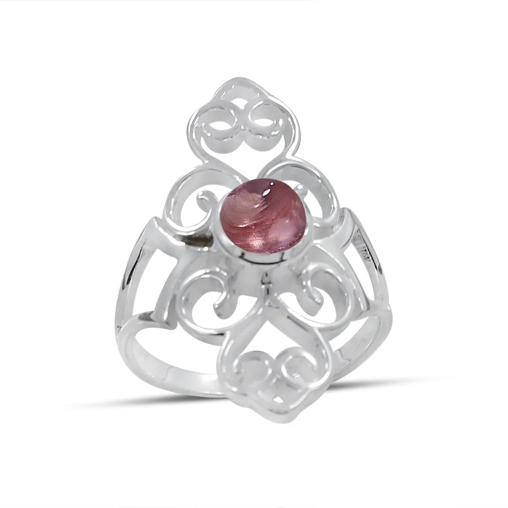 Natural Tanzanite Silver Rings