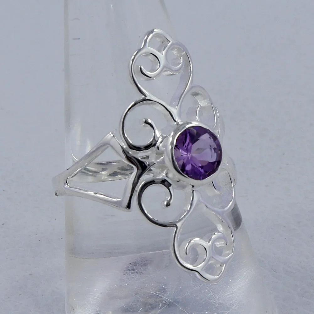 Natural Tanzanite Silver Rings