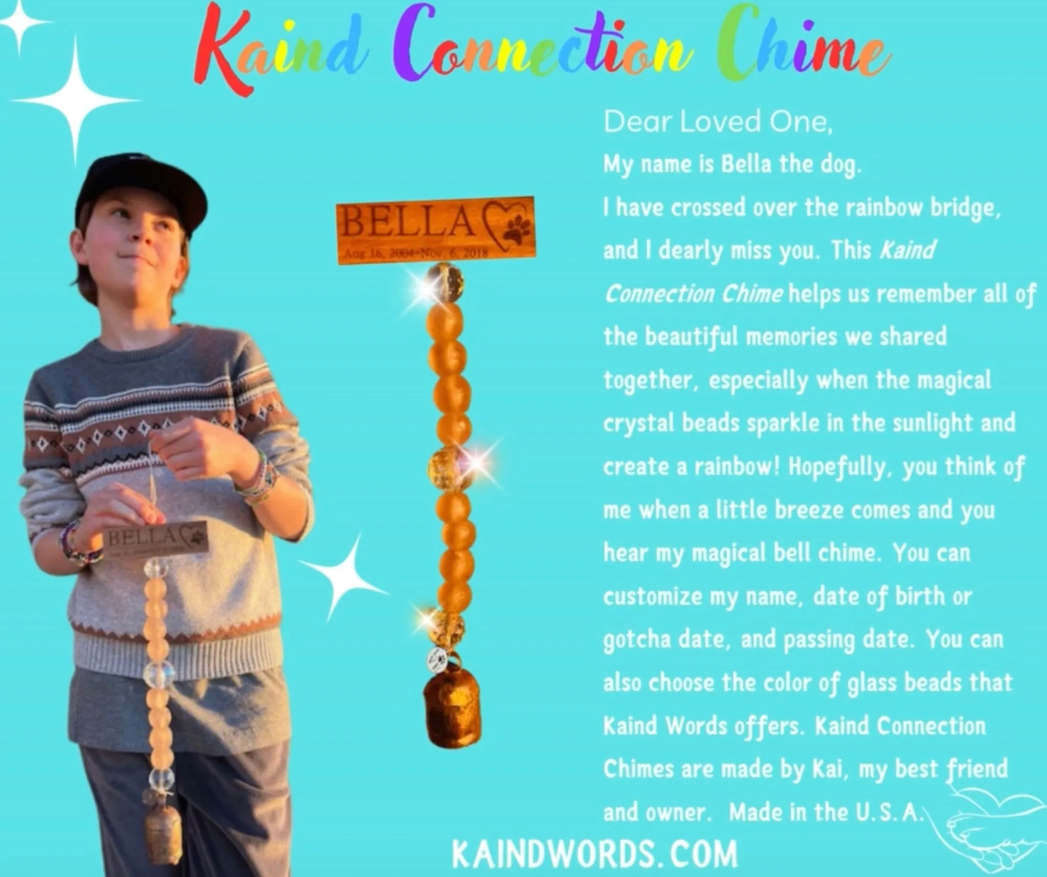 NEW! Custom Kaind Connection Chimes by KAIND WORDS