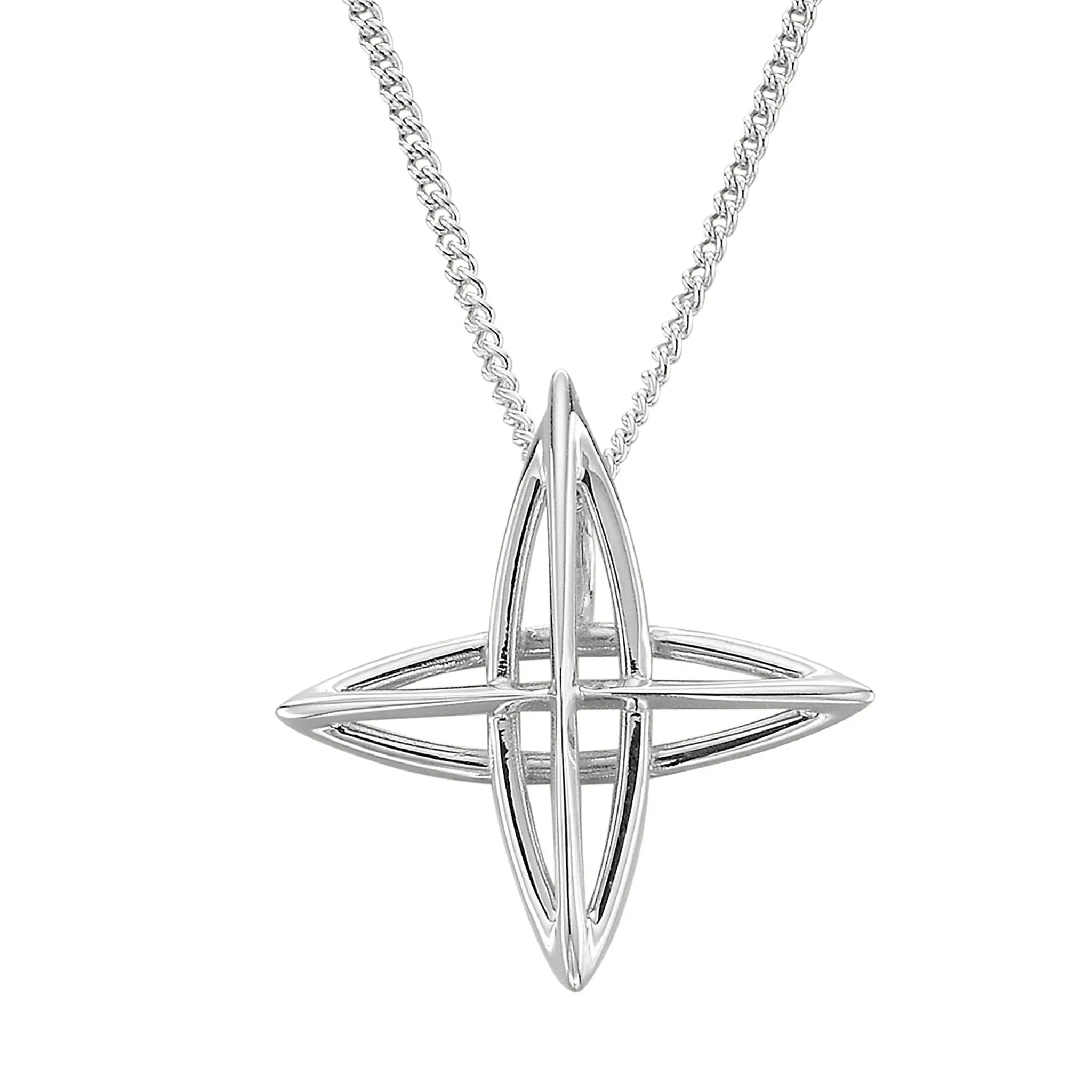 North Star Cross Pendant