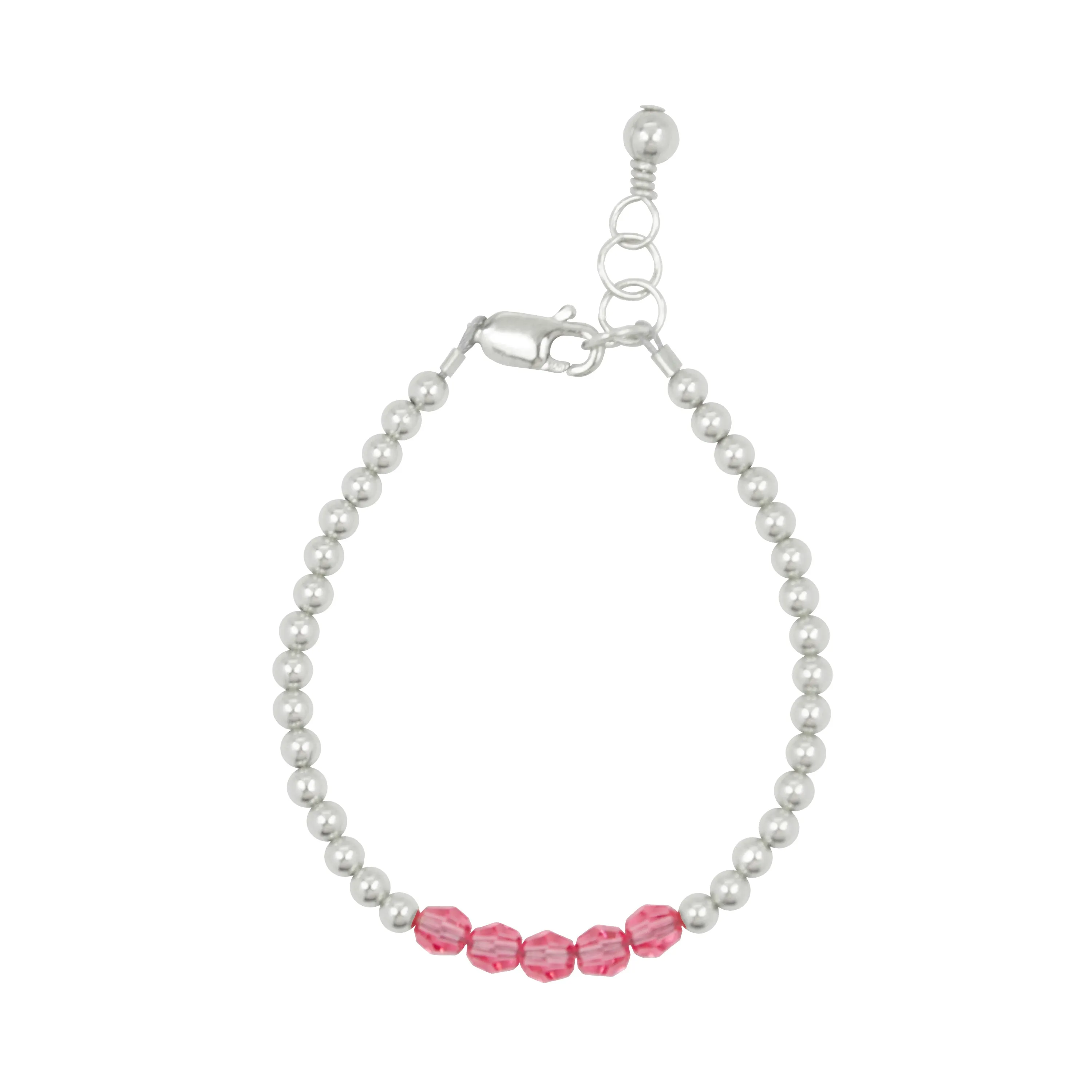 October Birthstone Bracelet (3MM   4MM beads)