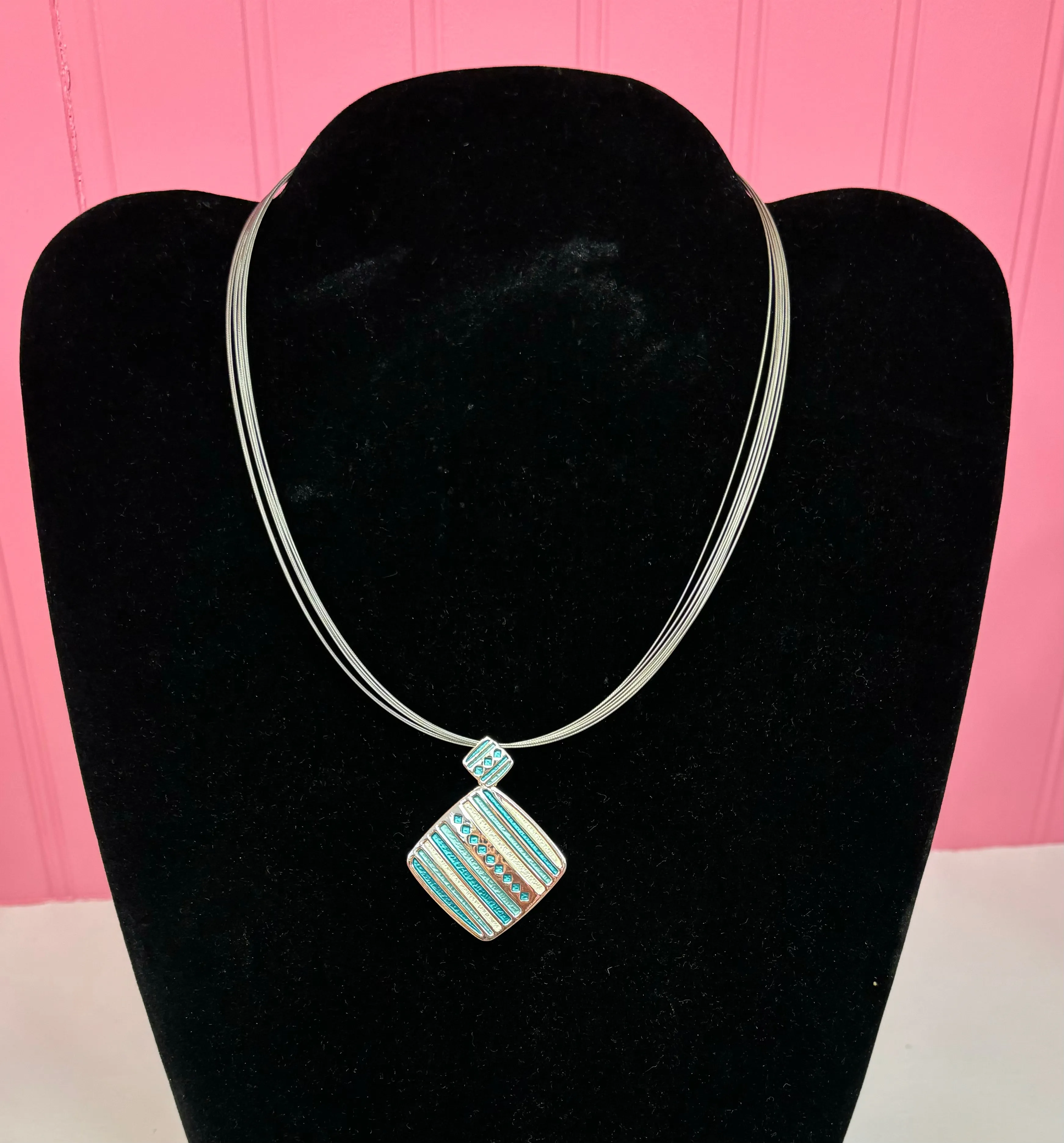 OJ - Satori Enamel and Shell Disc Necklaces