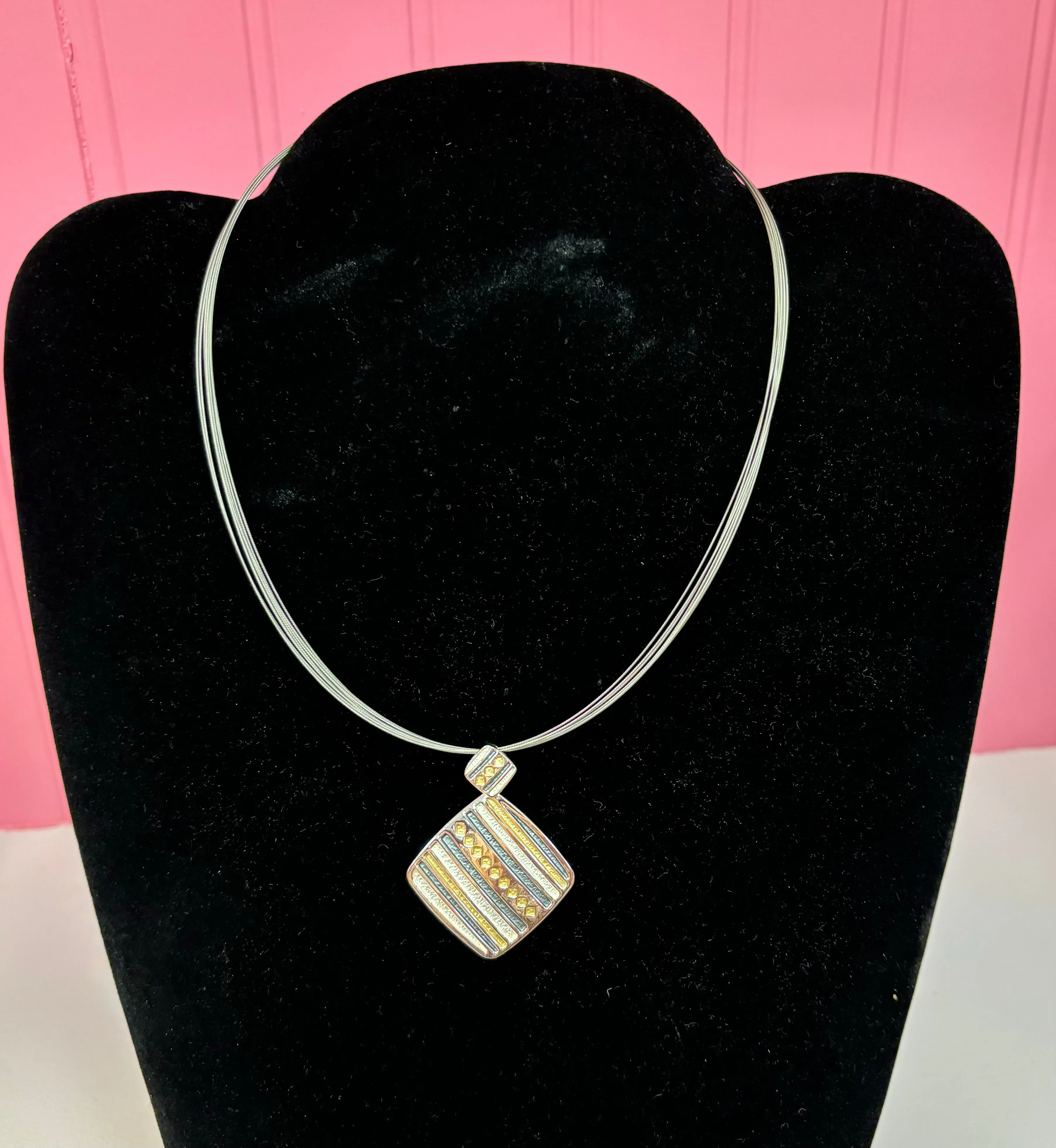 OJ - Satori Enamel and Shell Disc Necklaces