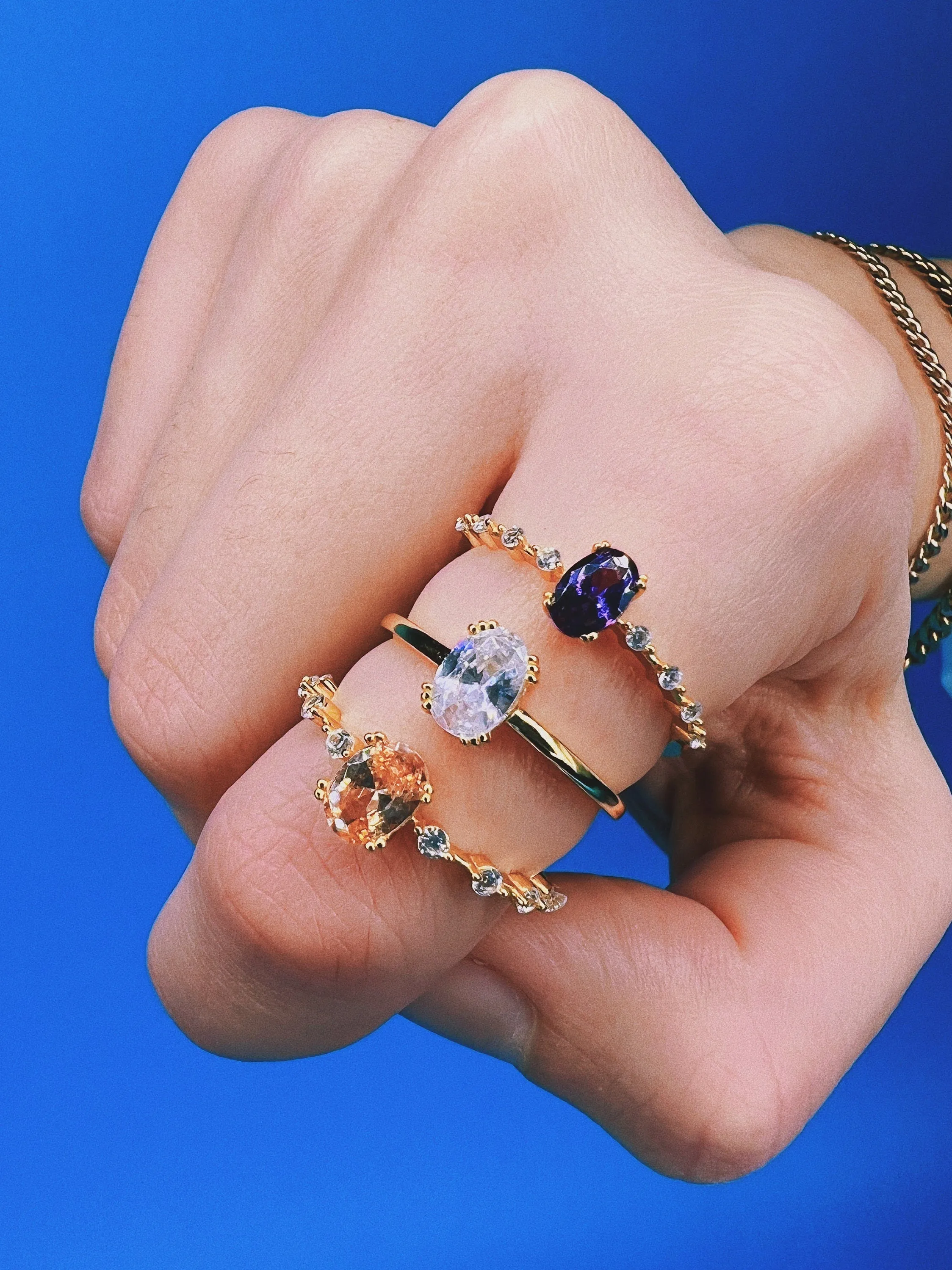 Oval Stone Ring