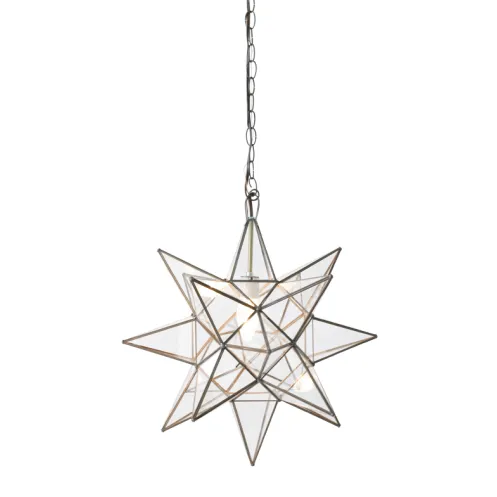 OXIDIZED METAL STAR PENDANT, SMALL