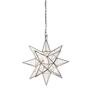 OXIDIZED METAL STAR PENDANT, SMALL