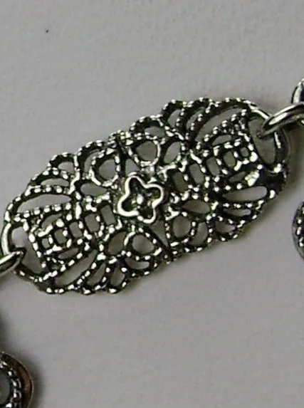 P8, Festoon Necklace, Triple Gem Vintage Jewelry, P8