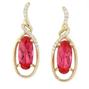 Padparadscha Earrings