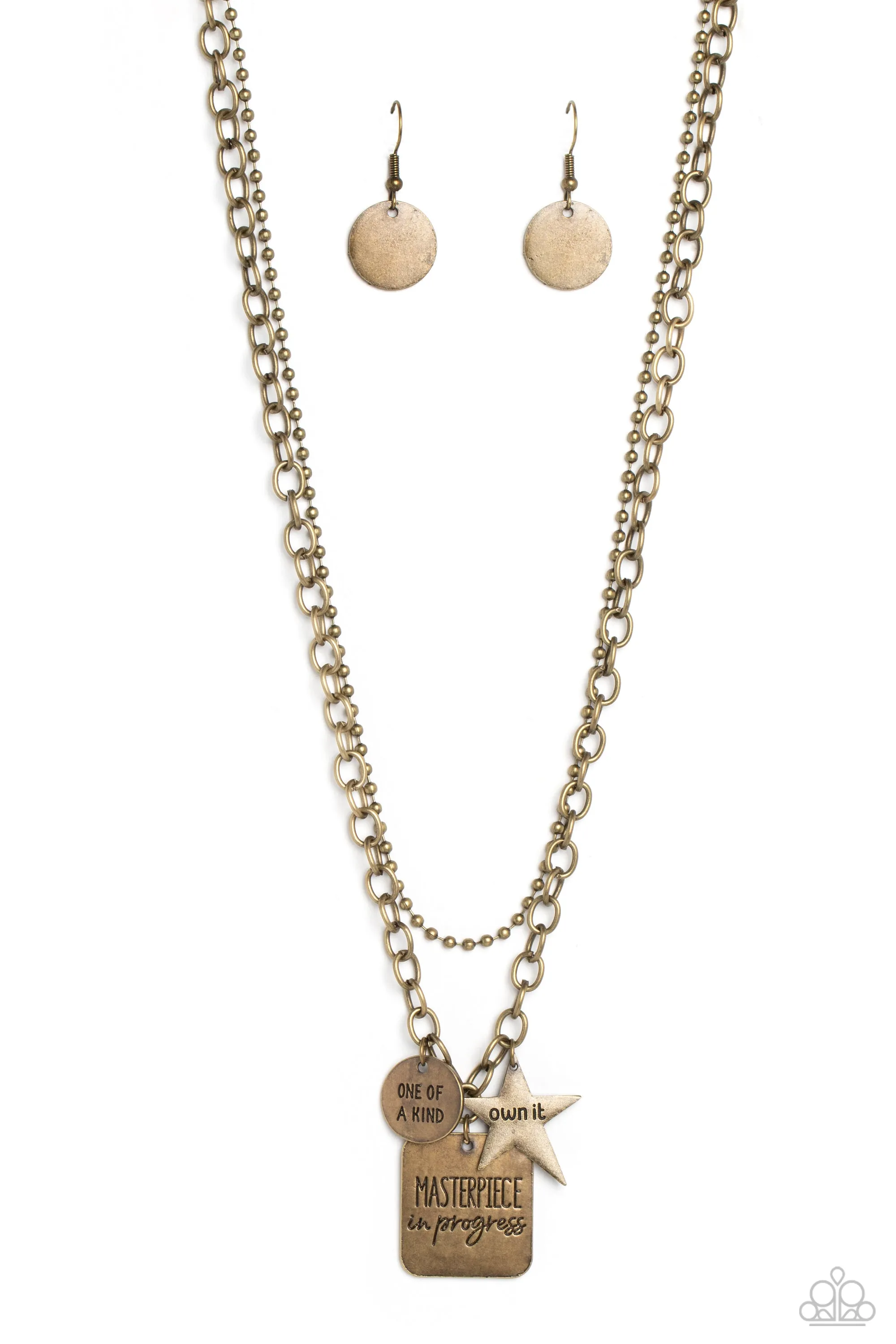 Paparazzi Masterpiece in Progress - Brass Necklace