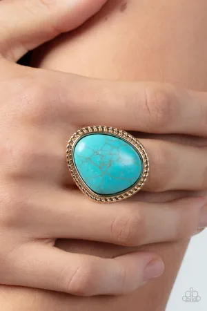Paparazzi Take the High RODEO - Gold Ring