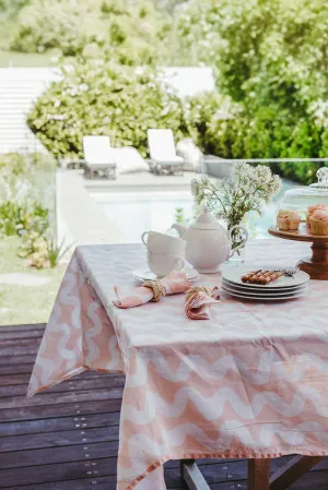 Peach Wave Napkins (Set of 2)